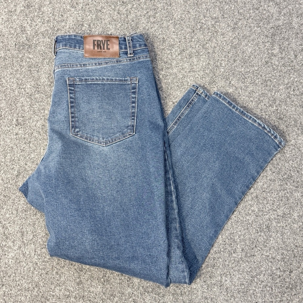 FRYE Jeans Women's 12/31 Blue High Rise Straight Leg Style 1859395 Classic Denim